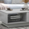 Image 22: High Gloss LED Coffee and Side Table Range