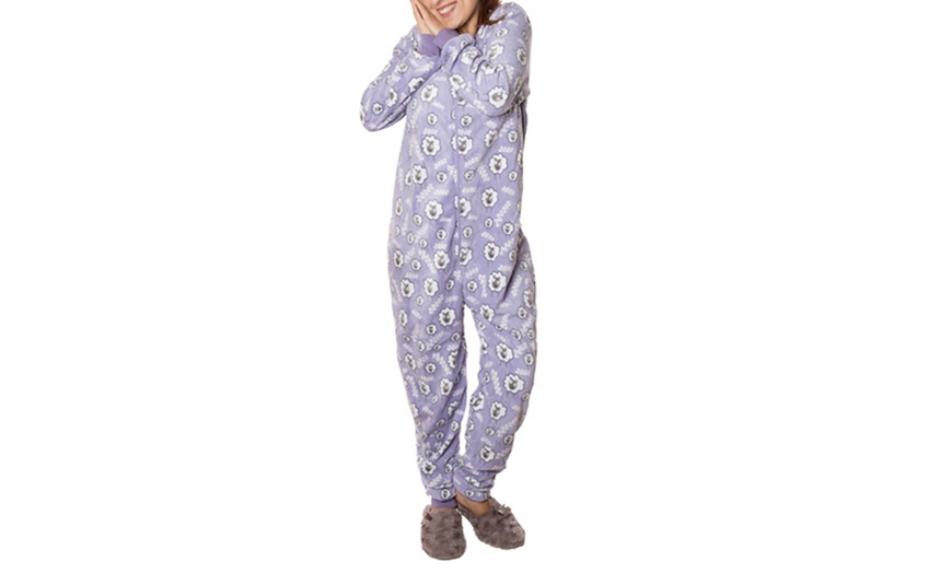 Image 5: Women's Fleece Onesie