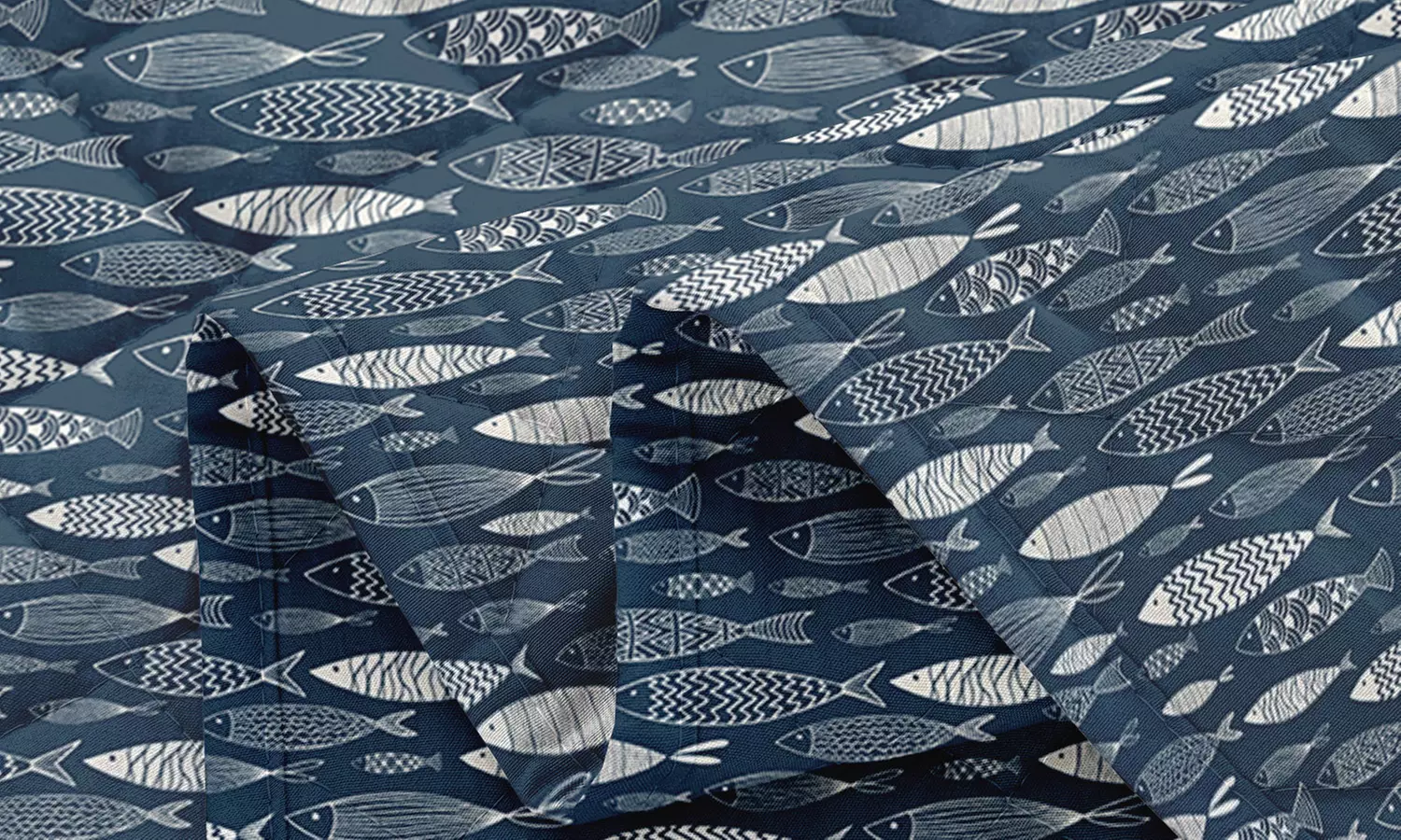 Tweezijdig bedrukte deken