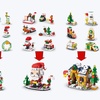 Image 8: Christmas Advent Calendar Building Blocksx1 or x2 – Tree or Nutcracker