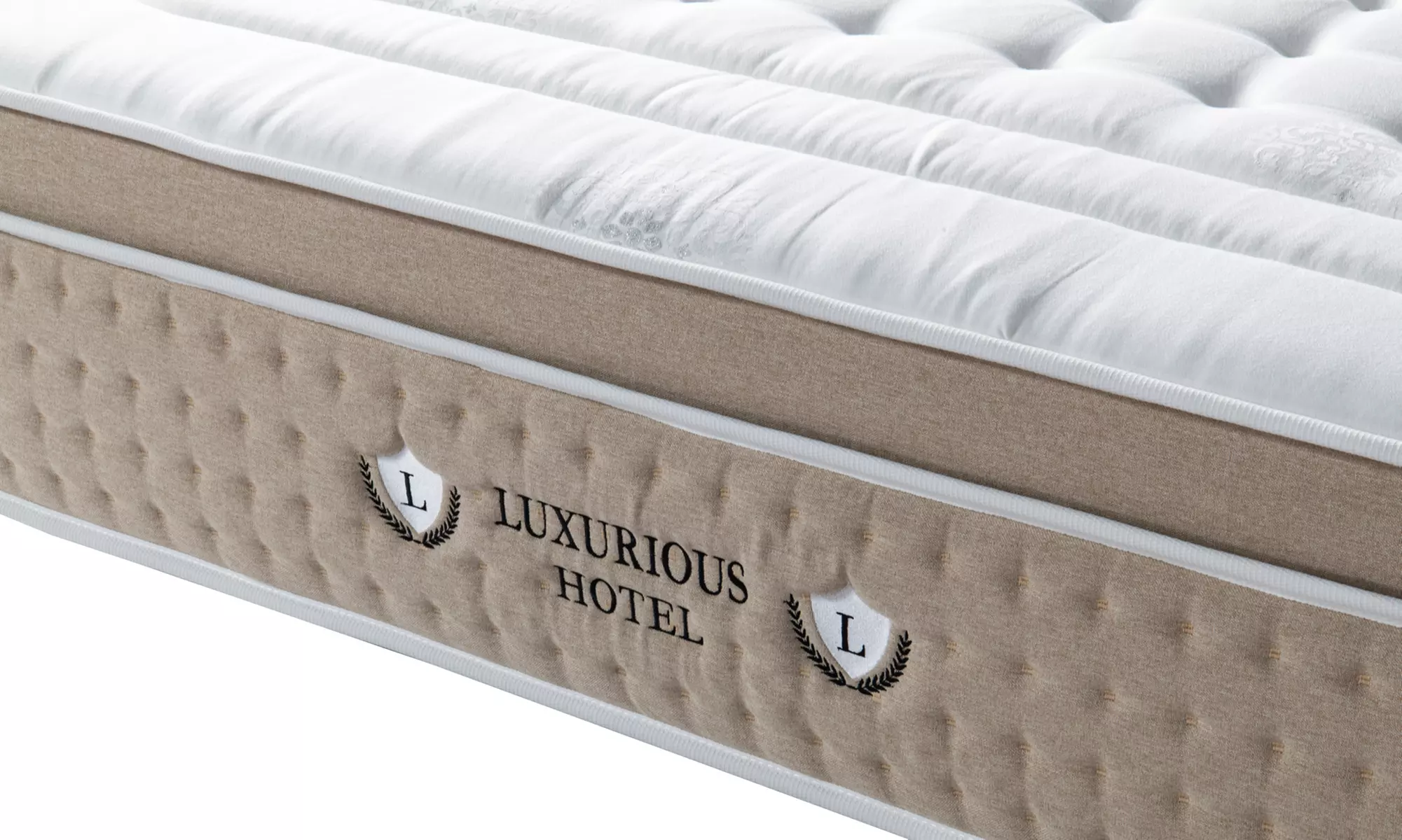 Matelas Sampur "Ibiza", haut de gamme avec surmatelas intégré 33 cm