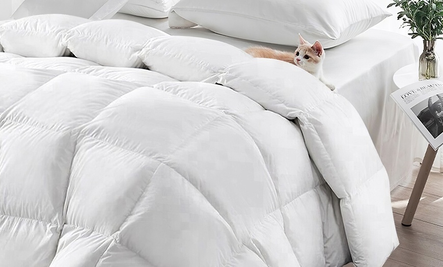 Image 3: Kisaa Living 10.5 Tog Duvet with Goose Feathers and Down