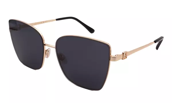 Jimmy Choo VELLA/S 2M2 Gold Black Sunglasses