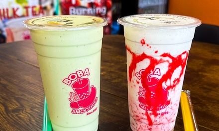 $15 Towards Food & Drinks - Boba Smoothies