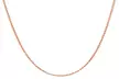 925 Sterling Silver 1 mm Rope‑Chain Necklace from Chamonix Jewelry – Silver, Gold or Rose in 6 Lengths - Second Medium