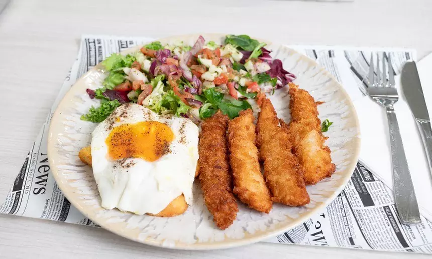 Menú mediterráneo con entrante, principal, postre y bebida para 2 o 4