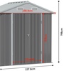 Image 7: Galvanised Metal Storage Shed