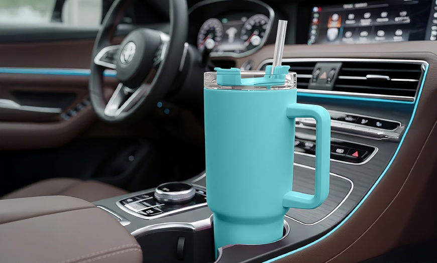 Image 6: Borraccia termica con cannuccia da 1200 ml