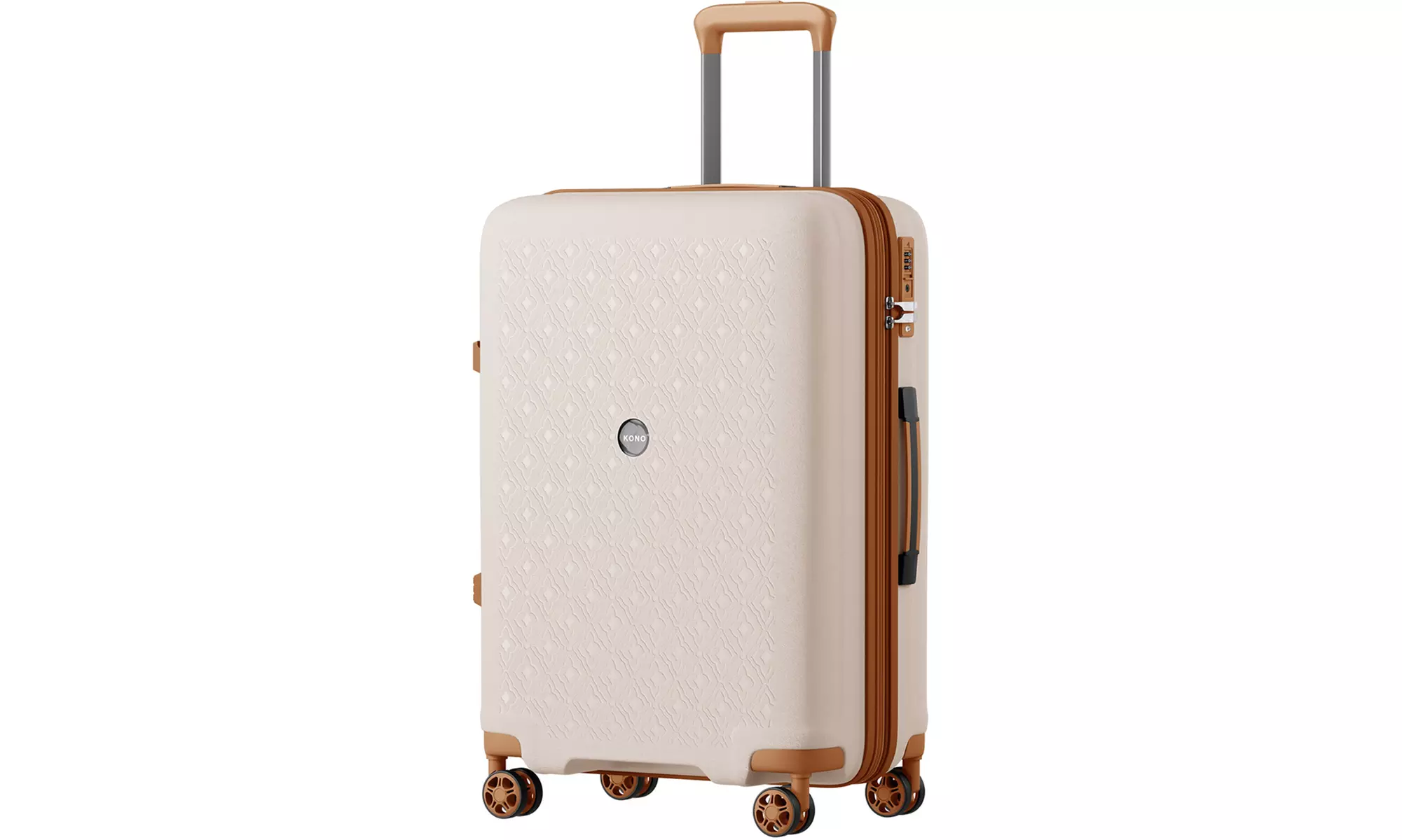 1 of 3 Kono koffers met TSA slot en bekerhouder