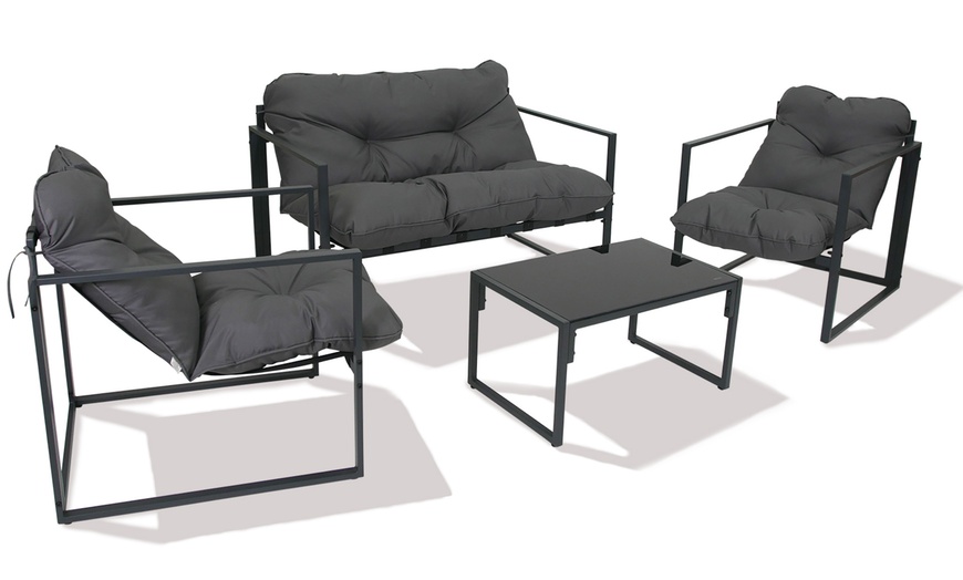 Image 2: Solterra Outdoor Sofa Set with a Coffee Table
