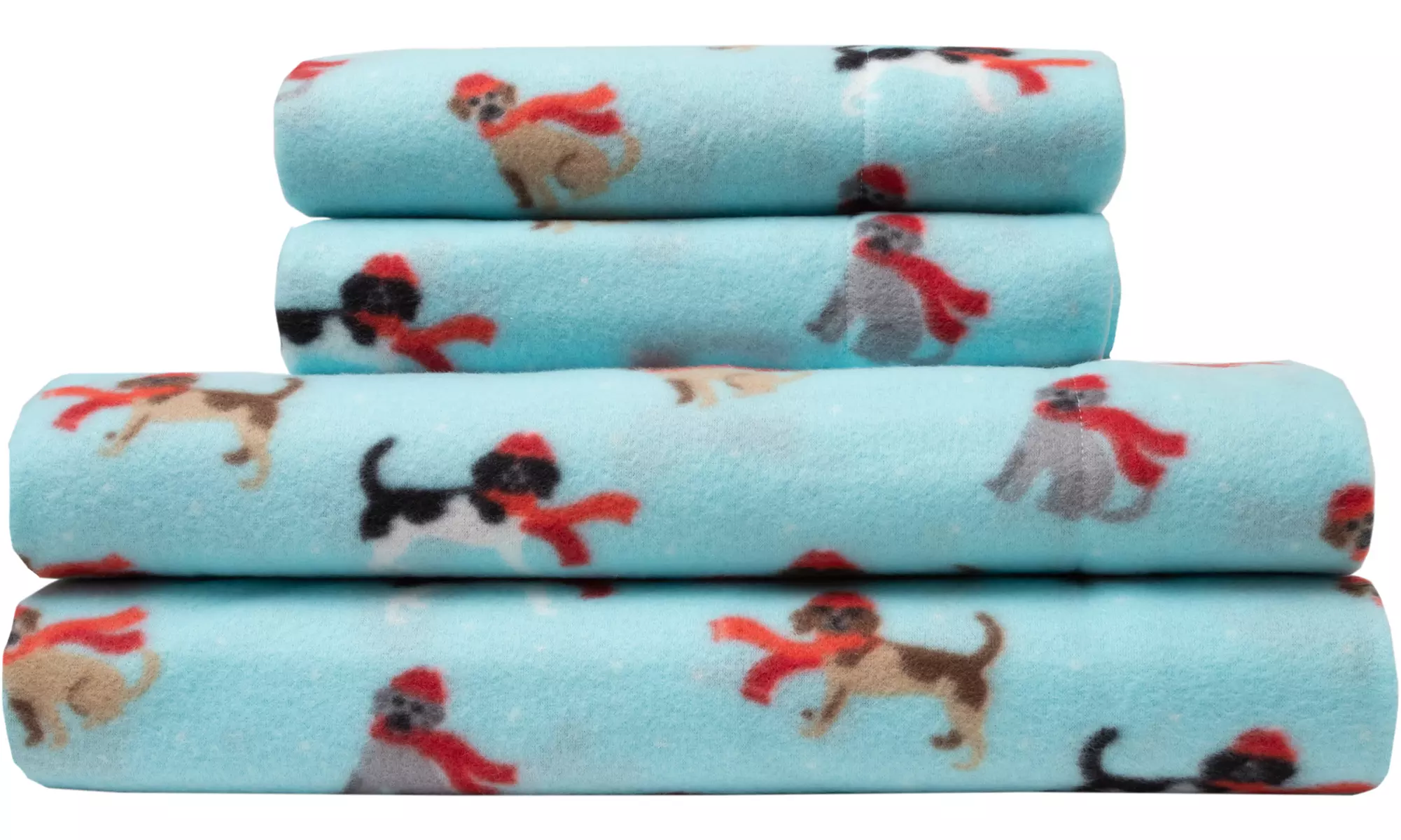 Winter Nights Microfleece Sheet Set (3- or 4-Piece) - Second Medium