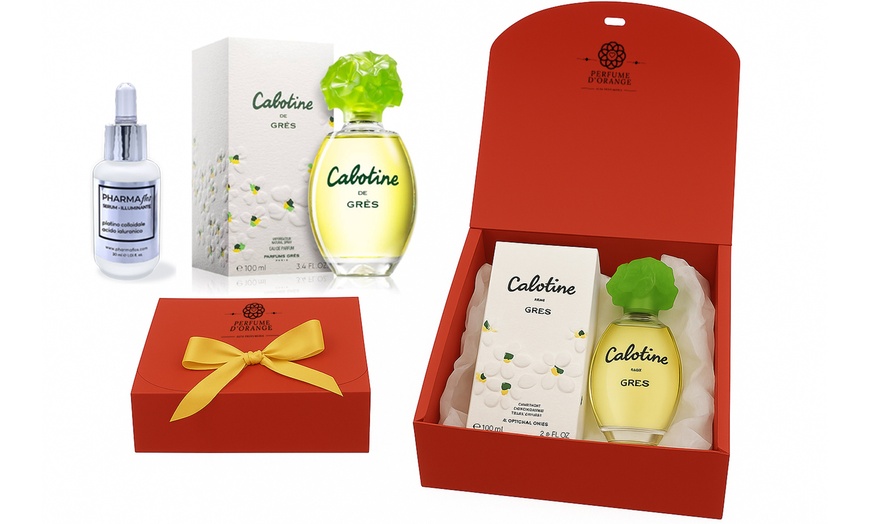 Image 4: Parfum Cabotine avec sérum pour le visage et boite-cadeau