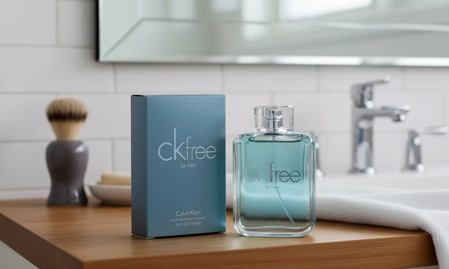 Ck Free for men by Calvin Klein Eau De Toilette spray 3.4 Oz (no cap/tester)