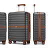 Image 28: Valise ou set 3 valises en ABS et PC avec design rayé Kono