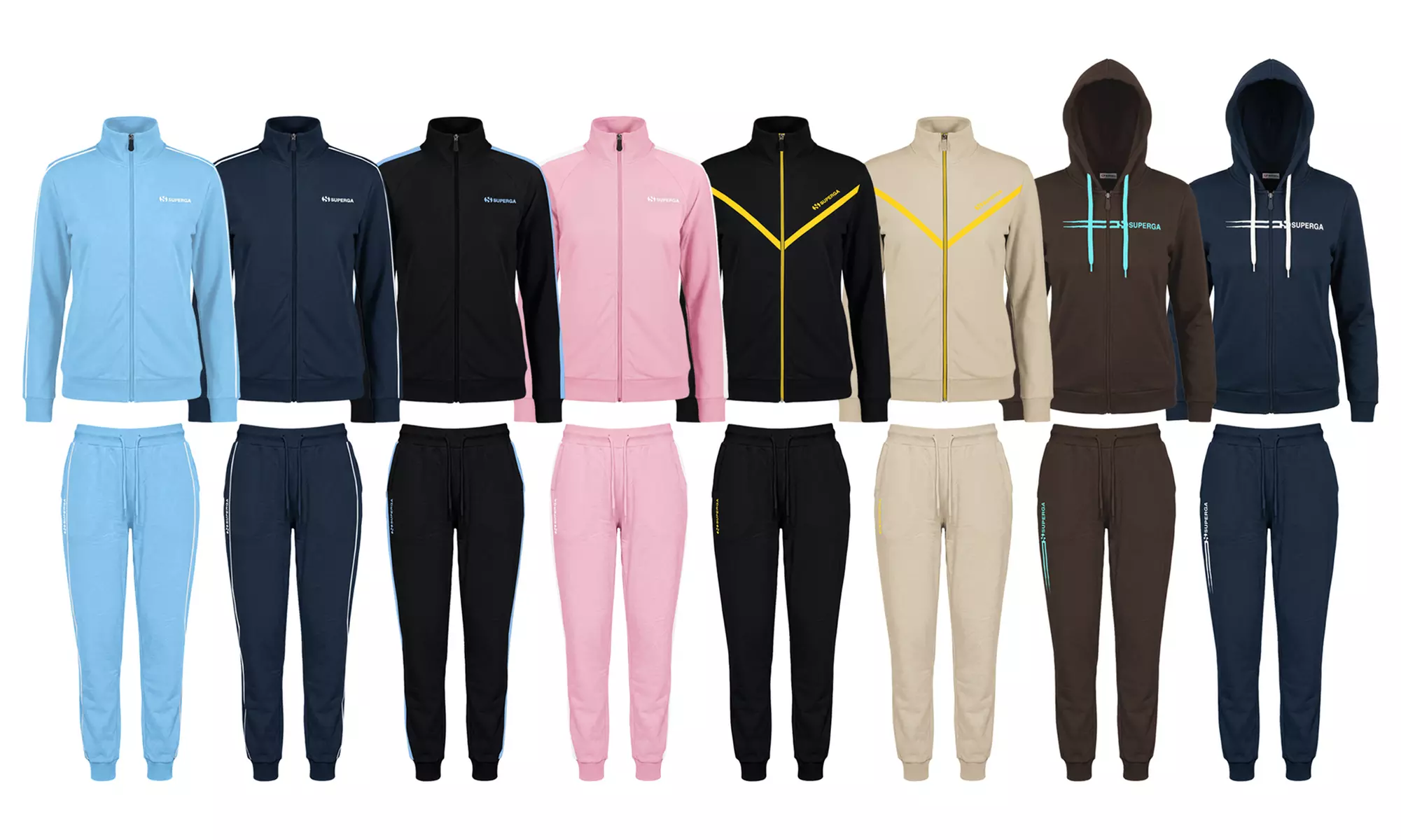 Tuta da donna Superga in cotone leggero