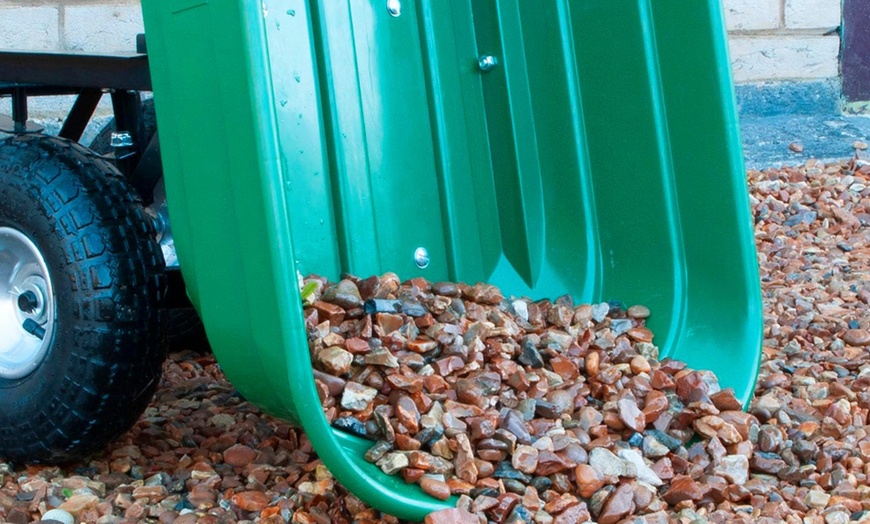 Image 3: Heavy-Duty Tipper Garden Cart