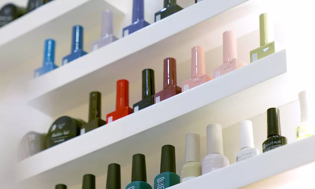 Acrylic Nail Extensions w/ Classic or Gelish Color & Optional Pedicure