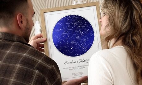 Personalizowana Mapa Nieba: oryginalny prezent na różne okazje Personalizowana Mapa Nieba: oryginalny prezent na różne okazje