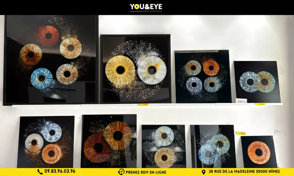 Vos yeux, une œuvre d'art : capturez l'essence de votre iris