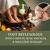 Image 4: Foot Reflexology & Head Massage Combo with Aromatherapy Bliss 