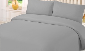 Plain Dye Microfibre Duvet Set