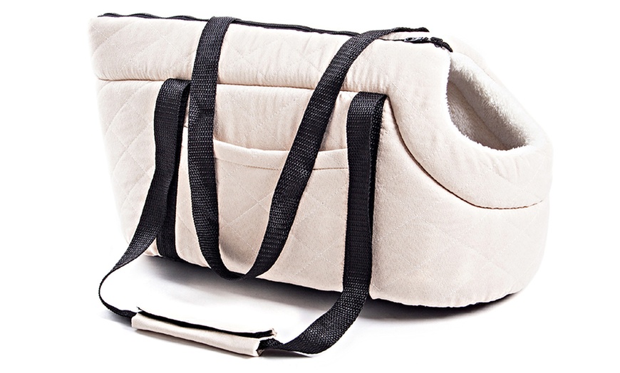 Image 3: 'Doggybag': tas om een kleine hond mee te dragen