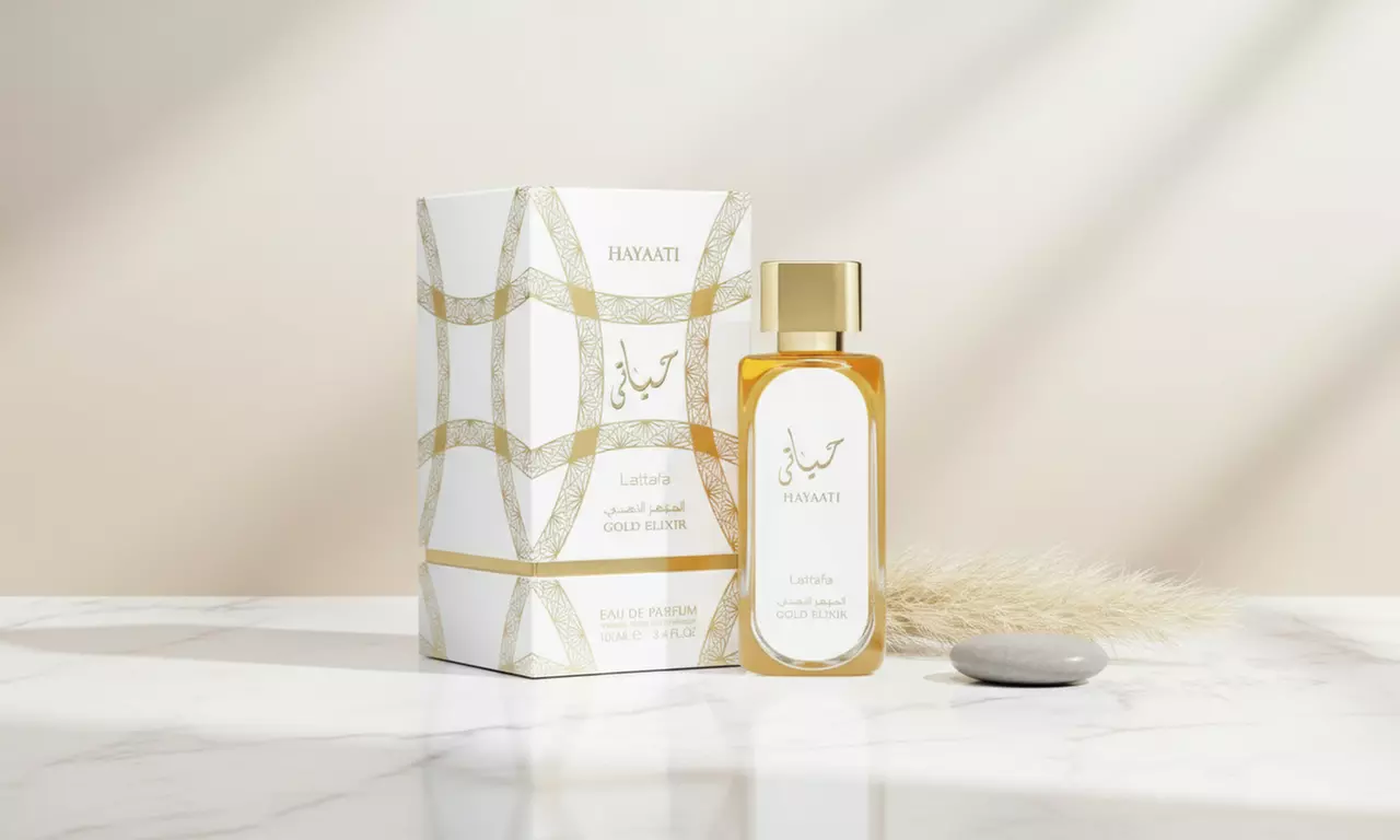 Lattafa Hayaati Gold Elixir Eau de Parfum for Unisex 3.4 Fl. Oz. - Primary Image