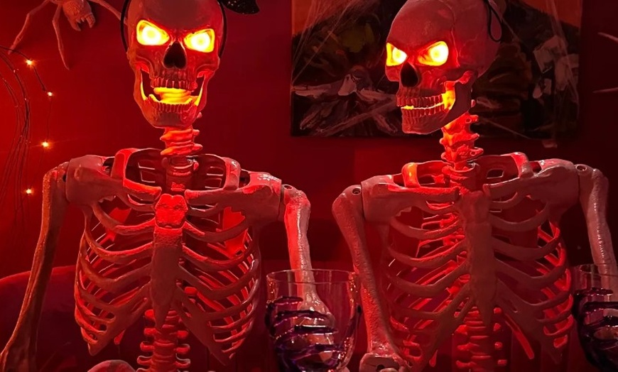 Image 1: Singles, Couples or Group Haunted Selfie Tours with Halloween Waffles