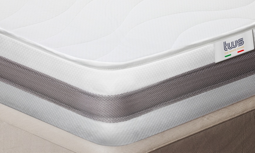 Image 4: The White Stone 20 cm traagschuimmatras