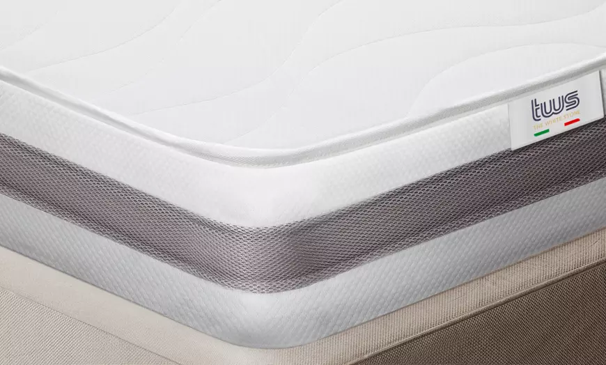 Image 4: The White Stone 20 cm traagschuimmatras