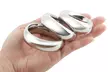 Stainless Steel C-Ring Penis Enlarger Erection Stay-Hard Sex Toy - Second Medium