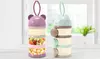 3-4 Layers Baby Formula Milk Powder Dispenser Infant Snack Storage Container
