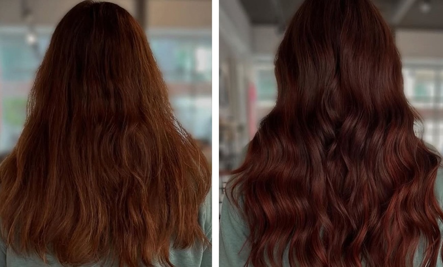 Image 4: One Step Root Touch-Up or Partial Foil Highlights with Haircut