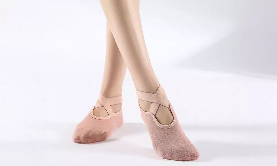 Non Slip Socks with Grips for Women Yoga Ballet Pilates Barre Dance
