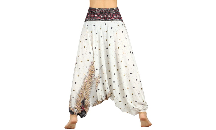 Image 4: Women's Printed Harem Trousers