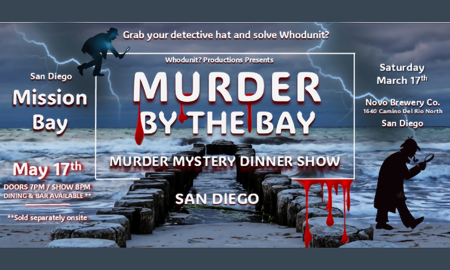 Up to 55% Off  Murder By The Bay - Murder Mystery Dinner Show 