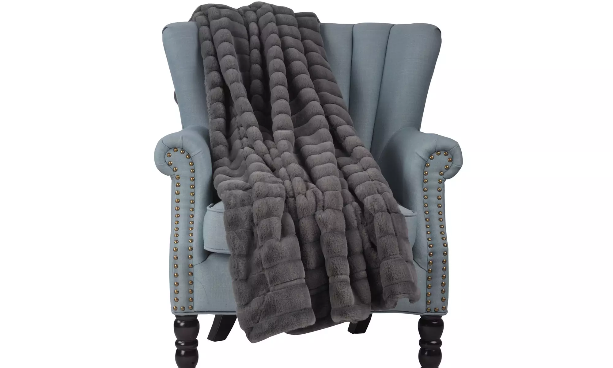 Bluff City Bedding Sherpa Micro Mink Reversible 60 x 80 Throw Blankets 8 Colors