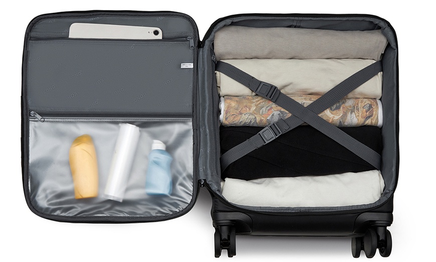 Image 3: 1x oder 3x KONO Soft-Shell-Reisekoffer