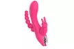 Triple Crown Rabbit Vibrator Waterproof Magnetic Rechargeable Anal Clit Vibrator - Second Medium