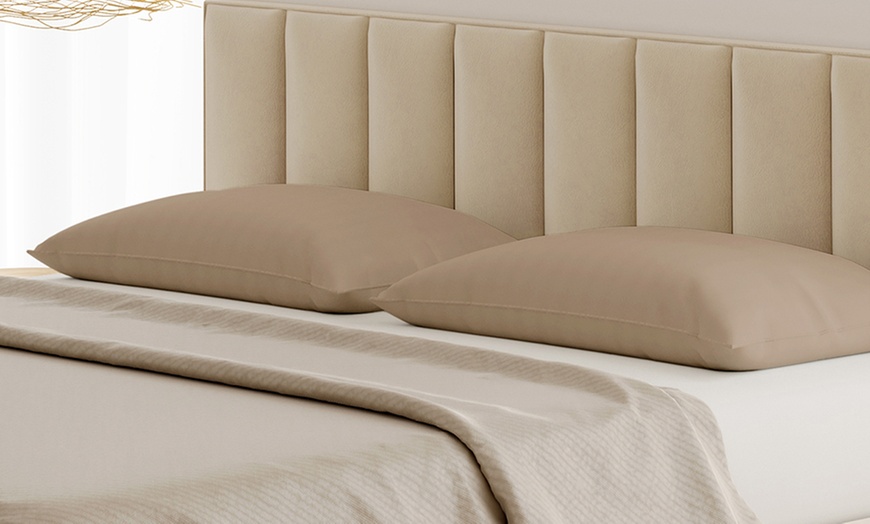 Image 6: Coppia Federe 100% puro Cotone Alta qualità Made in Italy