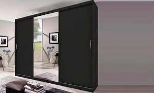 Miami 3 Sliding Door Wardrobe with Mirror 250cm