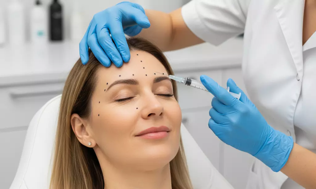 Tratamiento reafirmante inyectado en tercio superior facial para 1