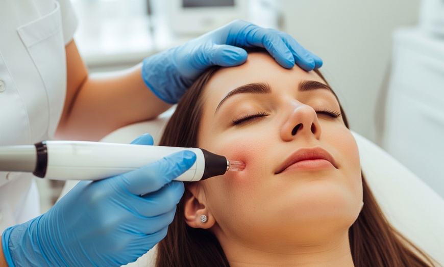 Image 1: Enhance with RF Skin Needling for Full Face, Neck or Crow's Feet 