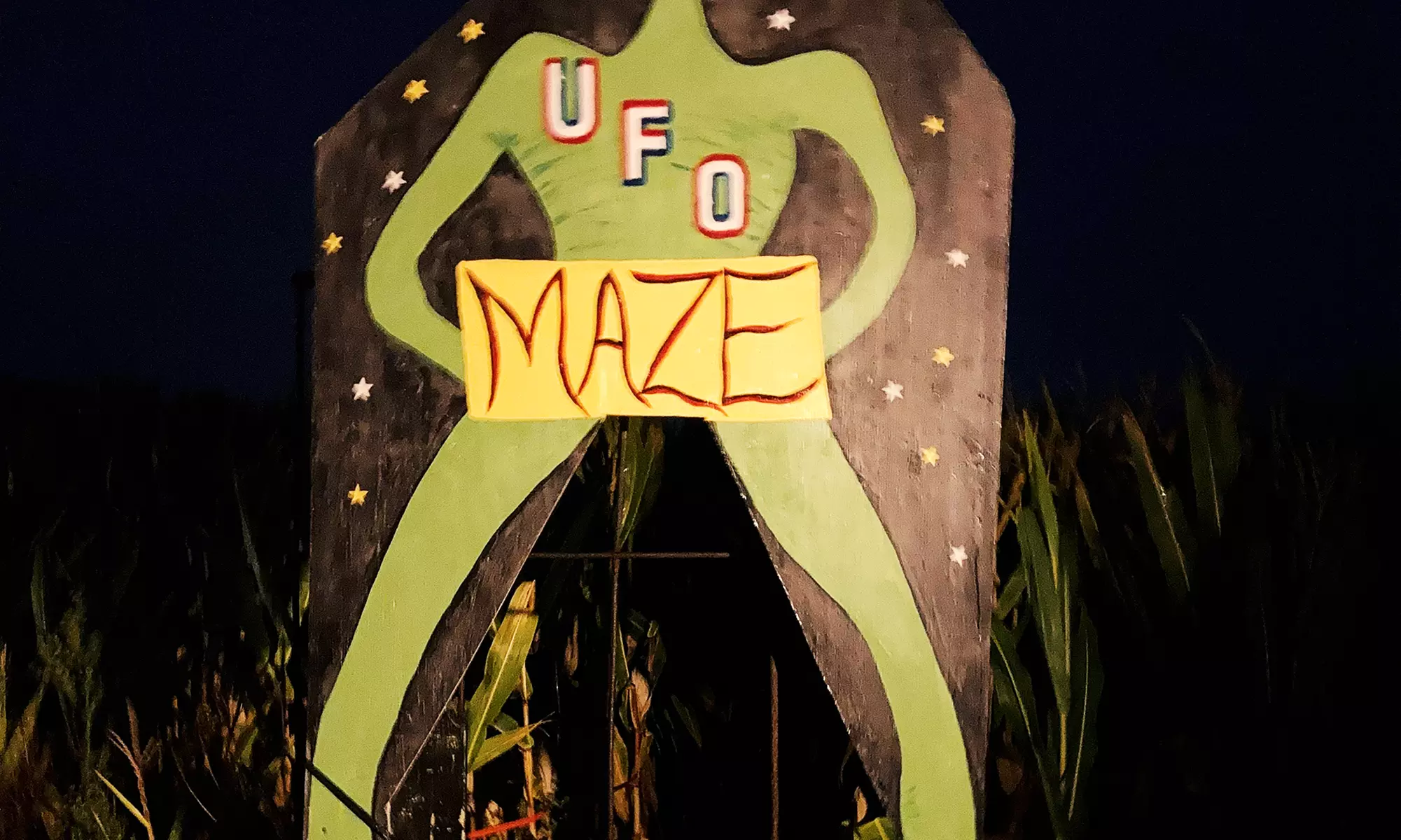 Admission to Flashlight Corn Maze Experience with Cider Up to 6