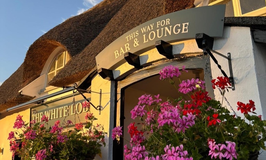 Image 2: Two-Course Meal for 2, 3, or 4 People with Optional Bottle of Wine