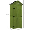 Image 10: Utility Outdoor Small Wooden Shed in choice of colours