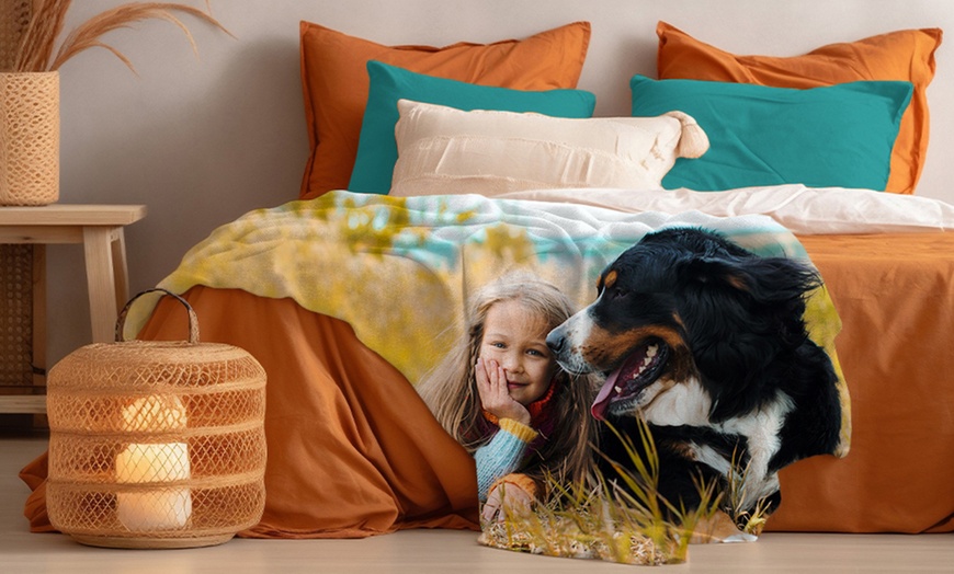 Image 2: Personalised Photo Blanket from Photo Gifts
