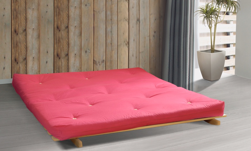Image 25: Futon Frame and Mattress