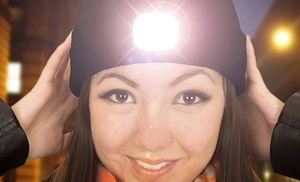 Rechargeable Five-LED Beanie Hat