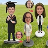 Image 1: Custom Graduation Bobbleheads from Justyling